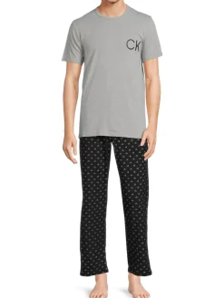 Calvin Klein Loungewear, Sleepwear & Robes|2-Piece Logo Pajama Set