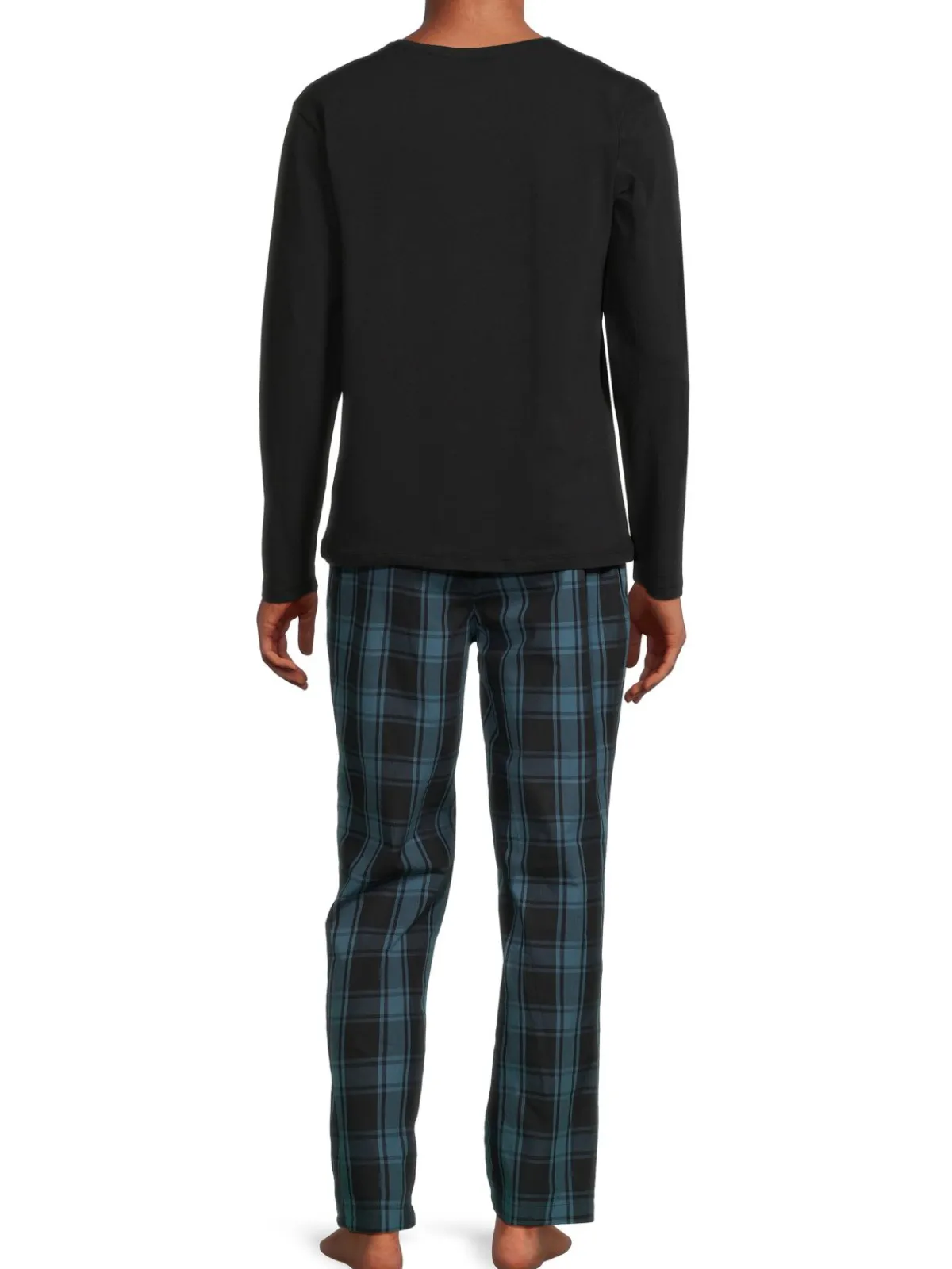 BOSS Loungewear, Sleepwear & Robes|2-Piece Logo T Shirt & Plaid Pants Pajama Set