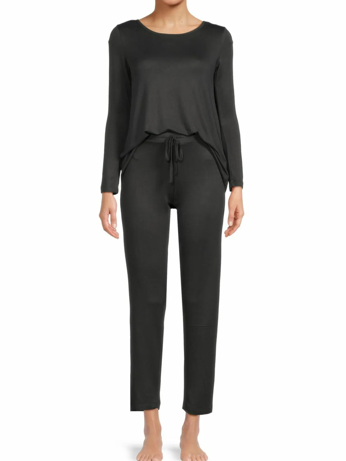 Women Natori 2-Piece Solid Pajama & Top Set