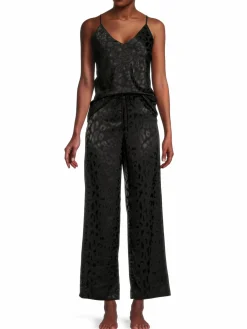 Women Natori 2-Piece Textured Top & Pajama Set
