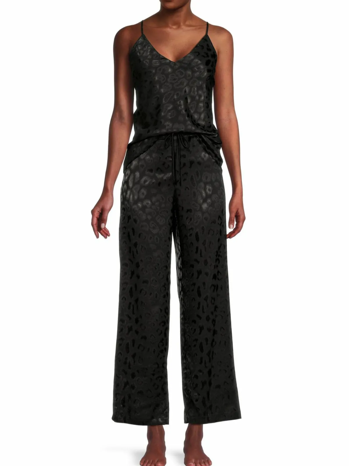 Women Natori 2-Piece Textured Top & Pajama Set