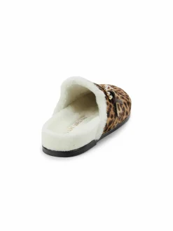 Stuart Weitzman Piper Chill Calf Hair Shearling Mules