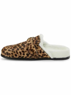 Stuart Weitzman Piper Chill Calf Hair Shearling Mules
