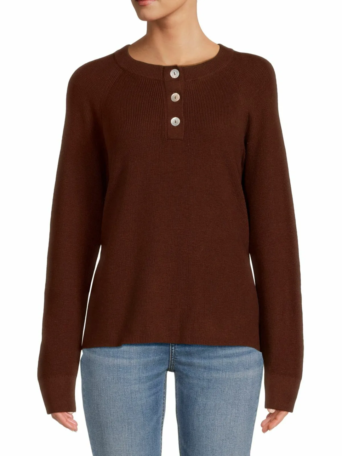 Women Rails Piper Knit Cashmere Blend Henley