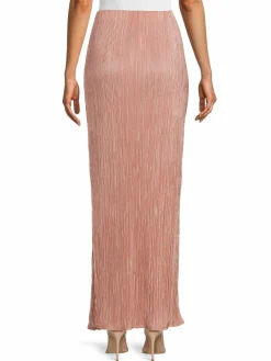 Women Renee C. Pleated Slit Maxi Skirt