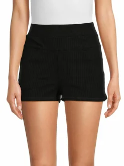 Women Alala Plie Ribbed High Rise Shorts