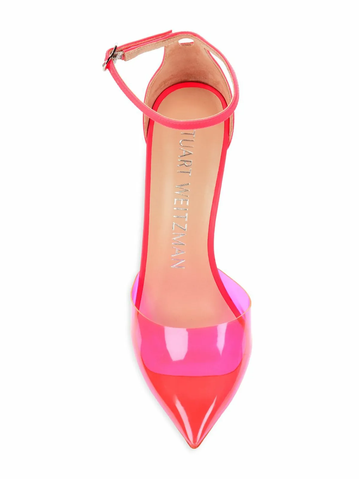 Stuart Weitzman Point Toe Ankle Strap Pumps