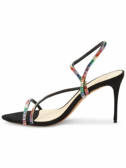 Alexandre Birman Polly Embellished Leather Stiletto Sandals