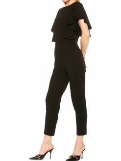 Women Alexia Admor Priya Flutter Sleeve Slim Jumpsuit