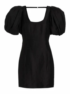 Women Frame Puff Sleeve Mini Dress