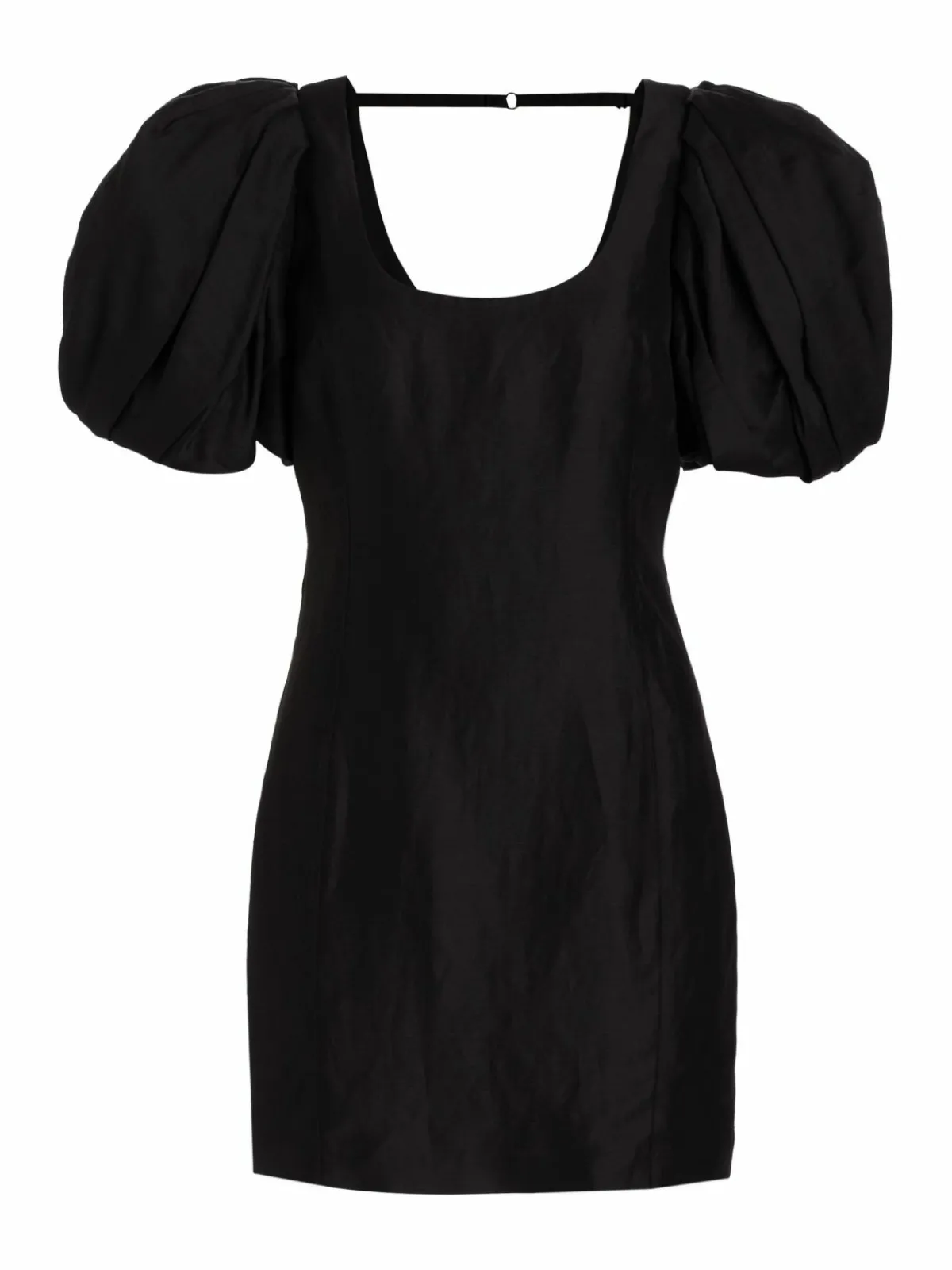 Women Frame Puff Sleeve Mini Dress