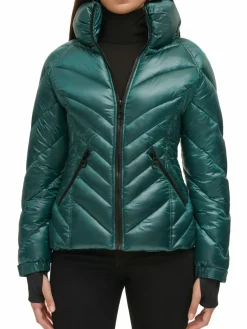 Women Guess Quilted Puffer Jacket