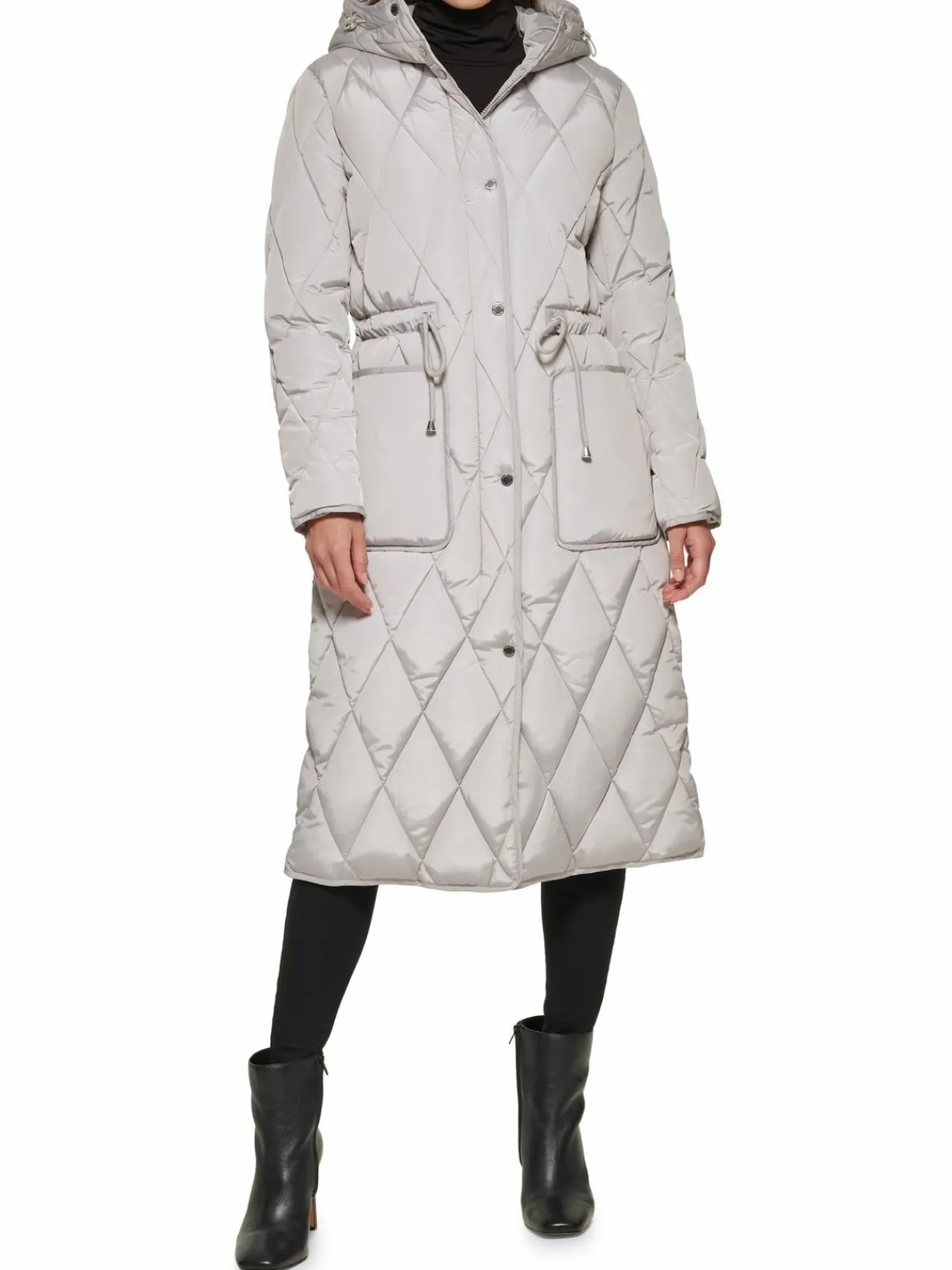 Women Kenneth Cole Quilted Puffer Stadium Jacket