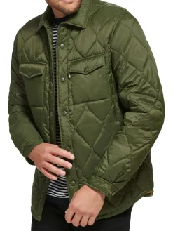 Calvin Klein Coats & Jackets|Quilted Shirt Jacket