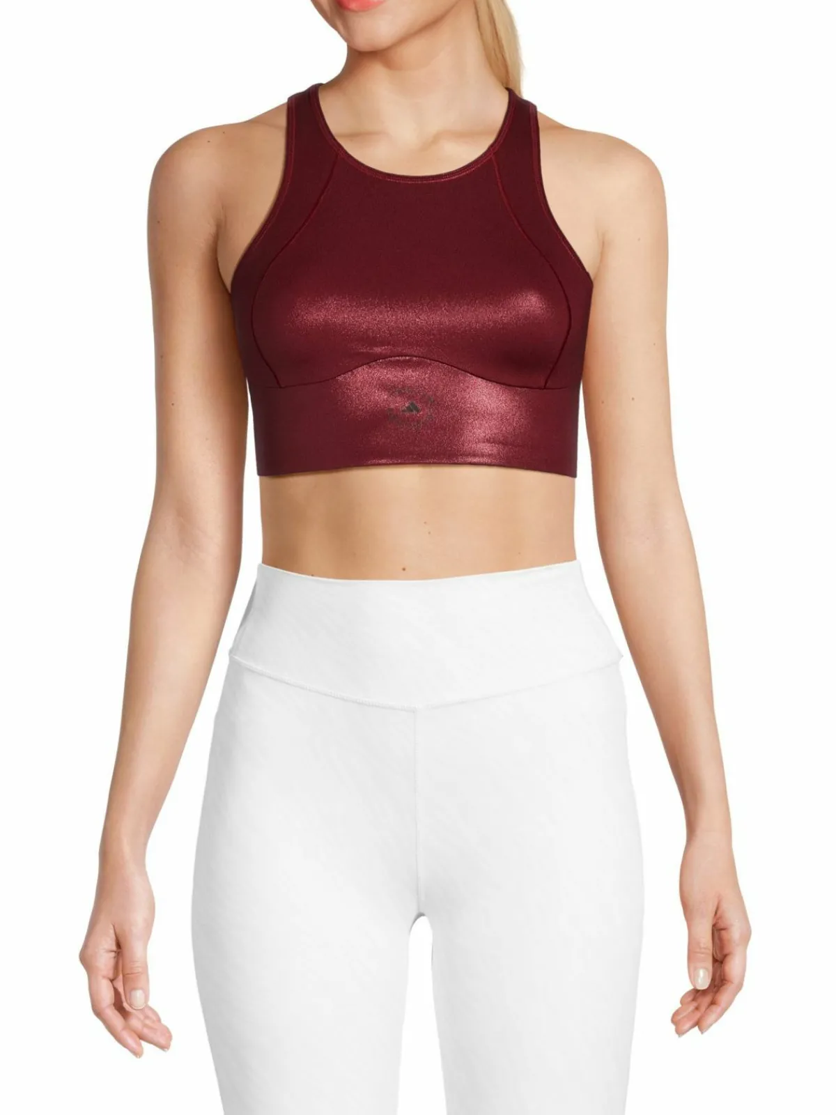 Women adidas by Stella McCartney Racerback Shine Sports Bra