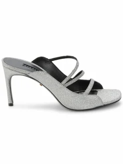 KENDALL MILES Racy Glitter Strappy Sandals