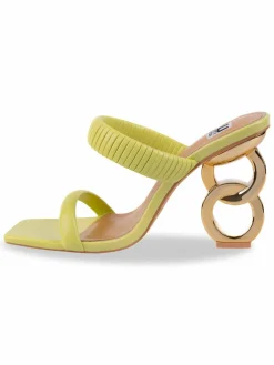 Ninety Union Raddle Circular Heel Pleated Sandals