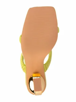 Ninety Union Raddle Circular Heel Pleated Sandals
