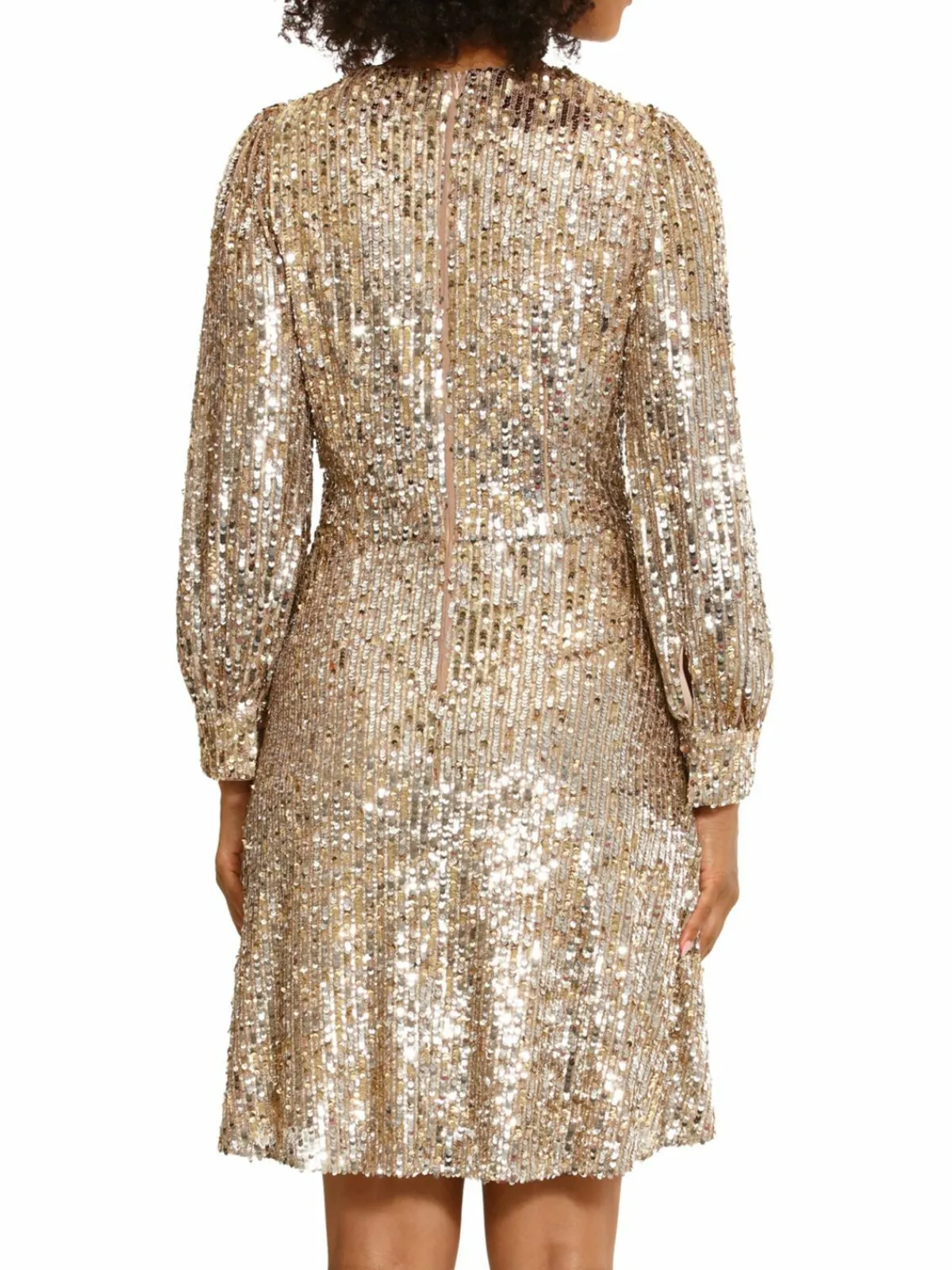Women Maggy London Rainfall Sequin A Line Dress
