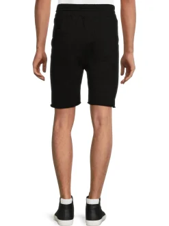 RTA Shorts|Raw Cuff Logo Shorts Black