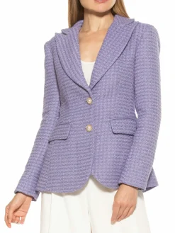 Women Alexia Admor Raya Classic Tweed Blazer
