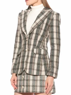 Women Alexia Admor Raya Classic Tweed Blazer