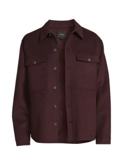 Vince Coats & Jackets|Recycled Wool Blend Shirt Jacket