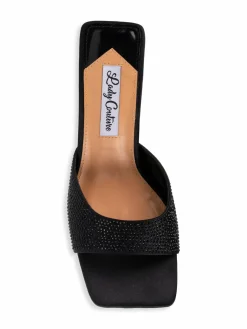 Lady Couture Reese Rhinestone Block Heel Sandals