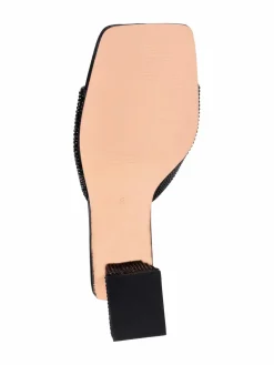 Lady Couture Reese Rhinestone Block Heel Sandals