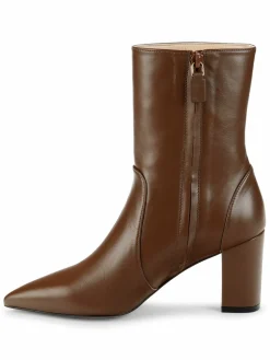 Stuart Weitzman Renegade Point Toe Leather Ankle Boots