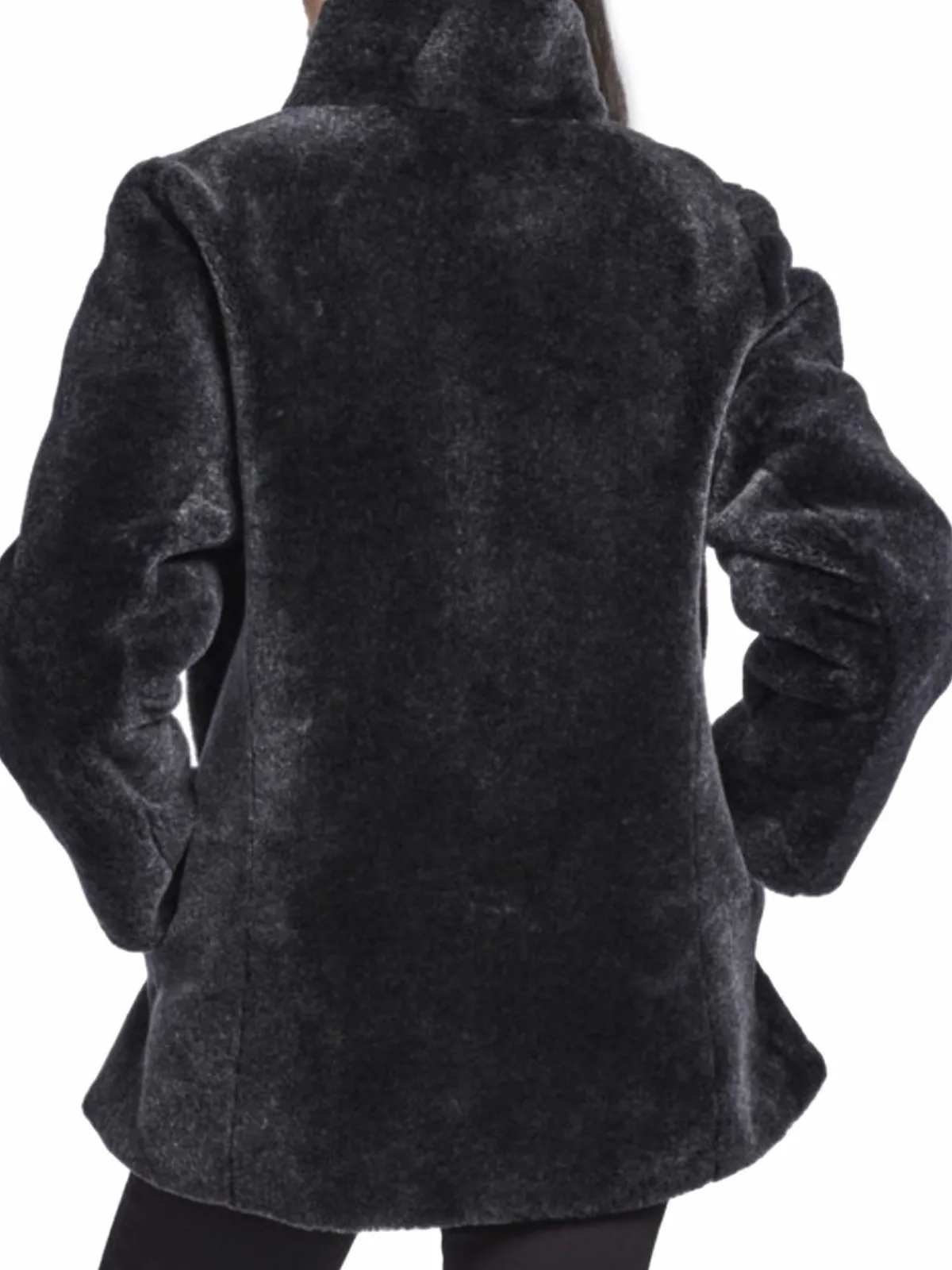 Women Blue Duck Reversible Shearling Jacket