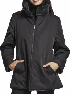 Women Blue Duck Reversible Shearling Jacket