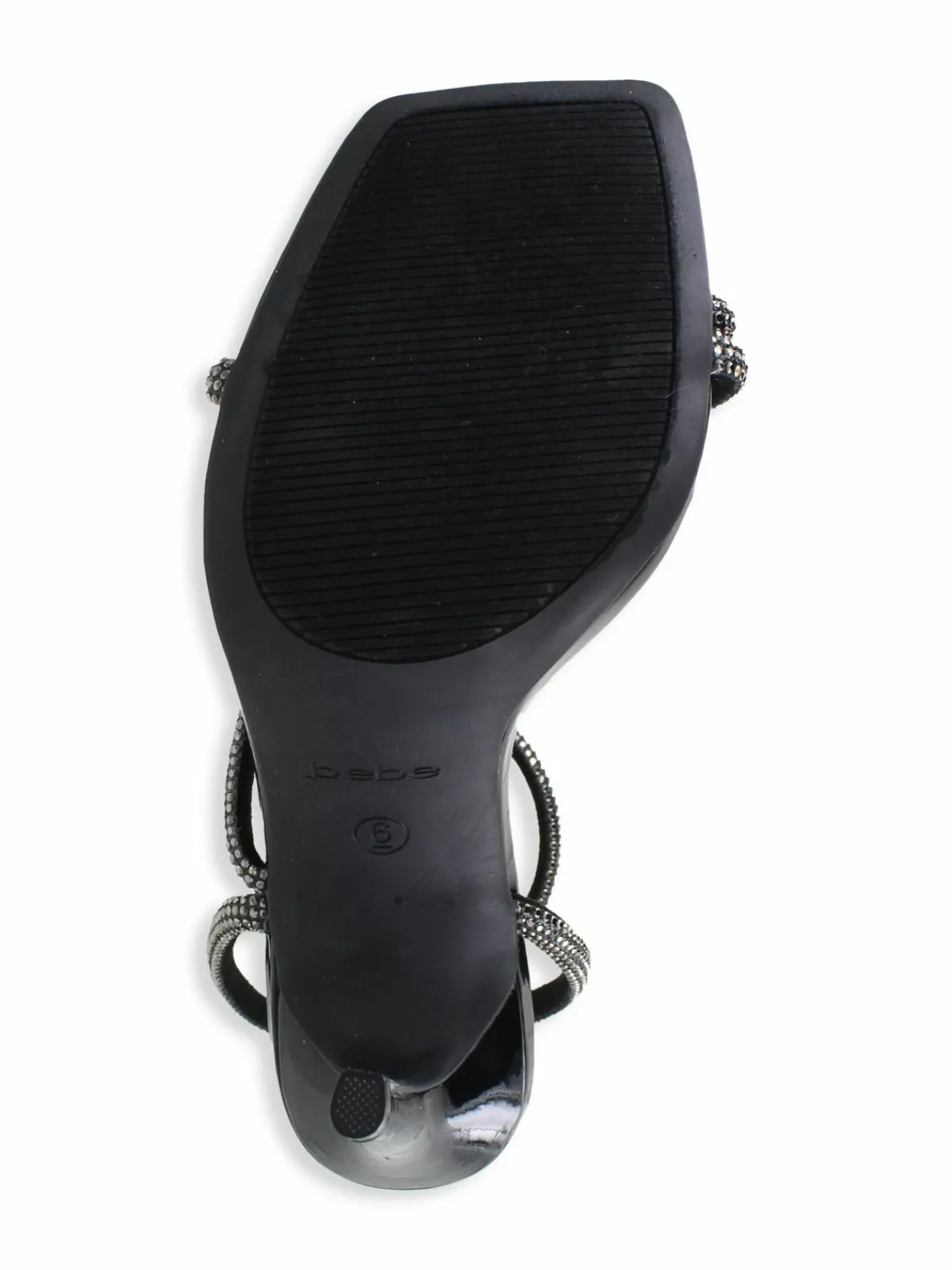 Bebe Rhinestone Stiletto Sandals