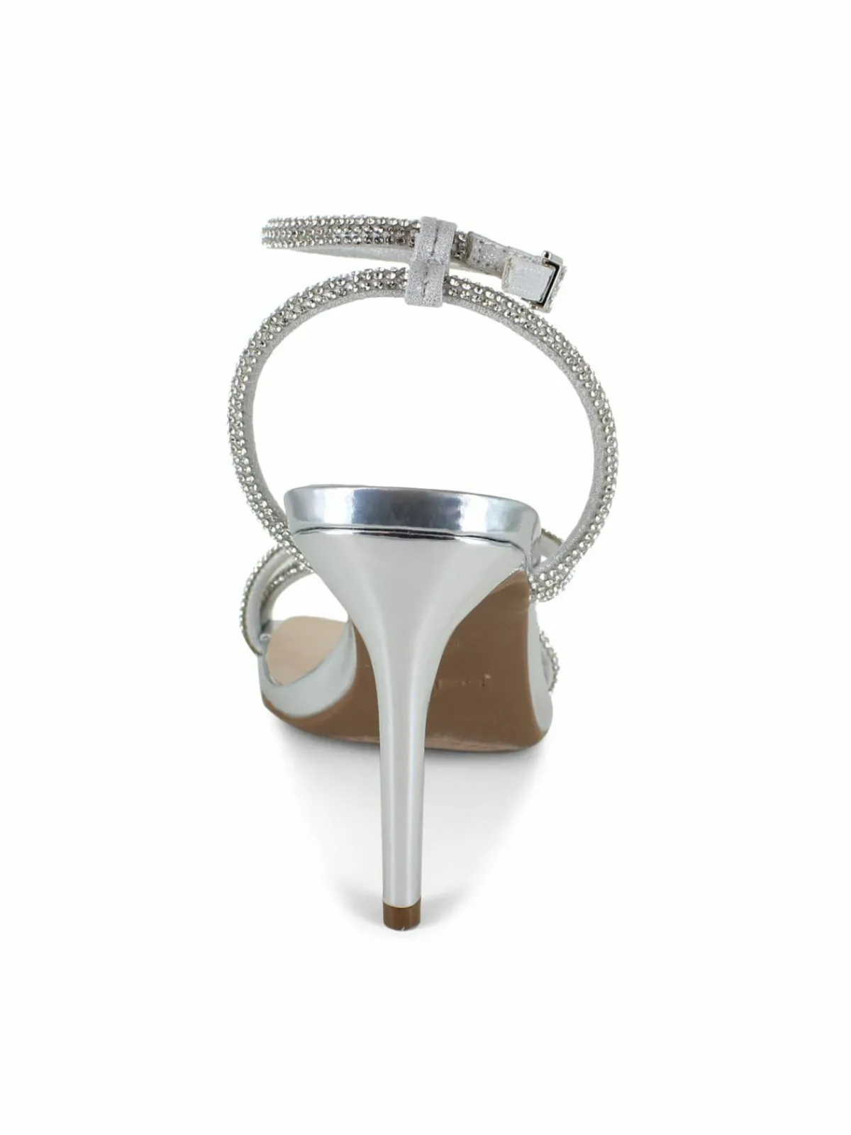 Bebe Rhinestone Stiletto Sandals