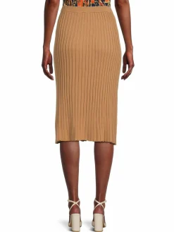 Women Adrianna Papell Rib Knit Skirt