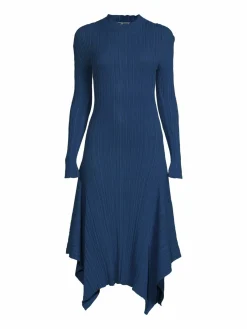 Women Kenzo Ribbed Asymmetric Sweater Dress