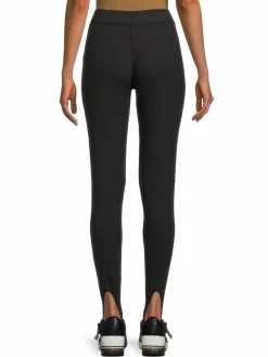 Women Ganni Ribbed Leggings