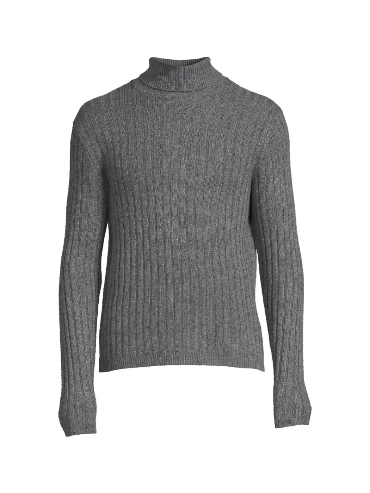 Saks Fifth Avenue Sweaters|Ribbed Merino Wool Blend Turtleneck Sweater