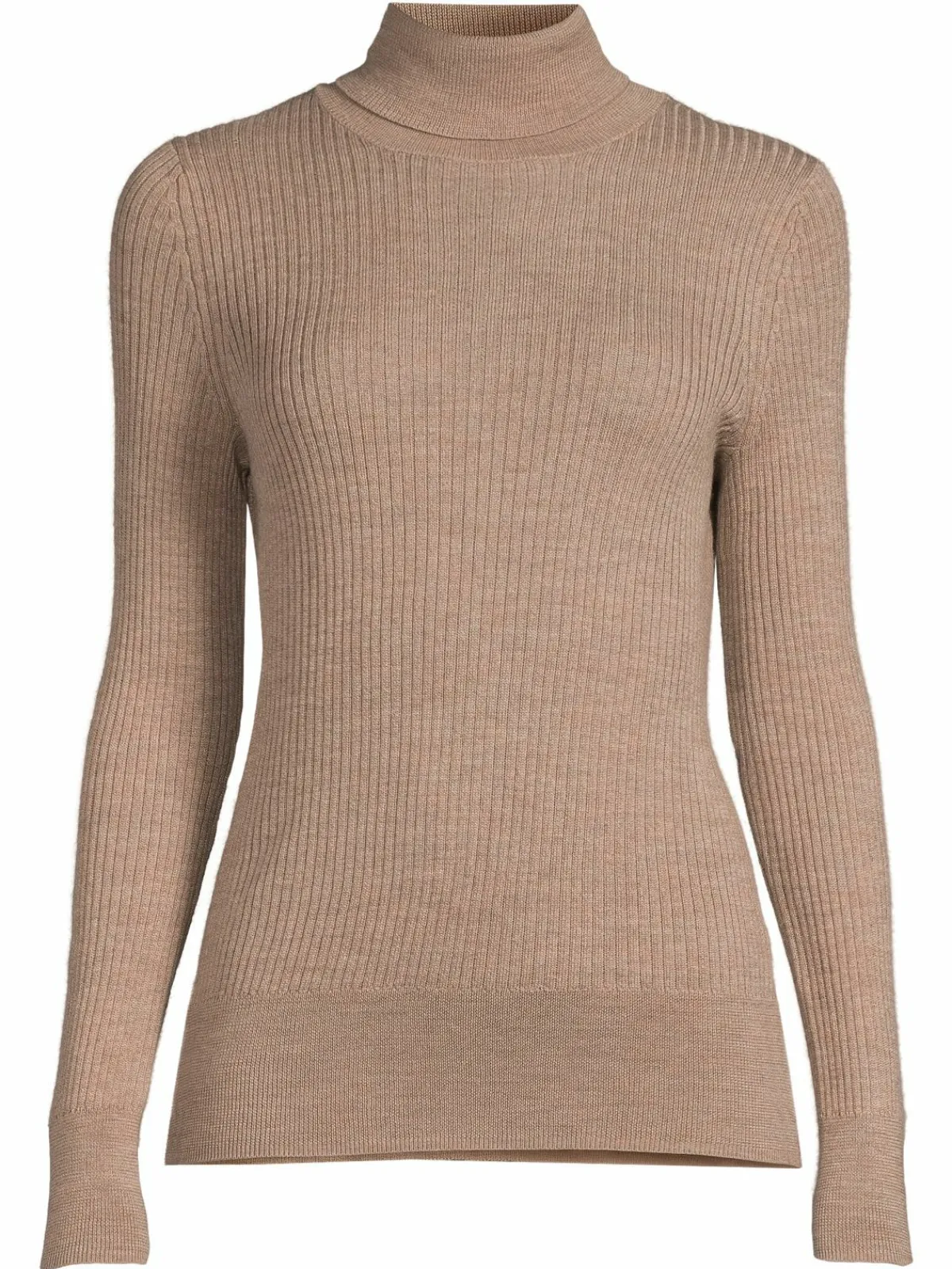 Women Saks Fifth Avenue Ribbed Merino Wool Blend Sweater