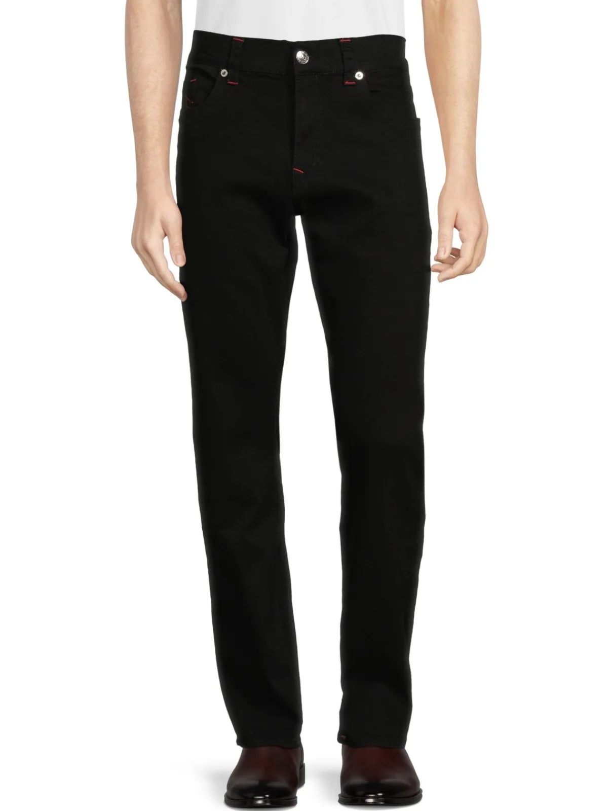 True Religion Jeans|Ricky High Rise Relaxed Straight Jeans Black