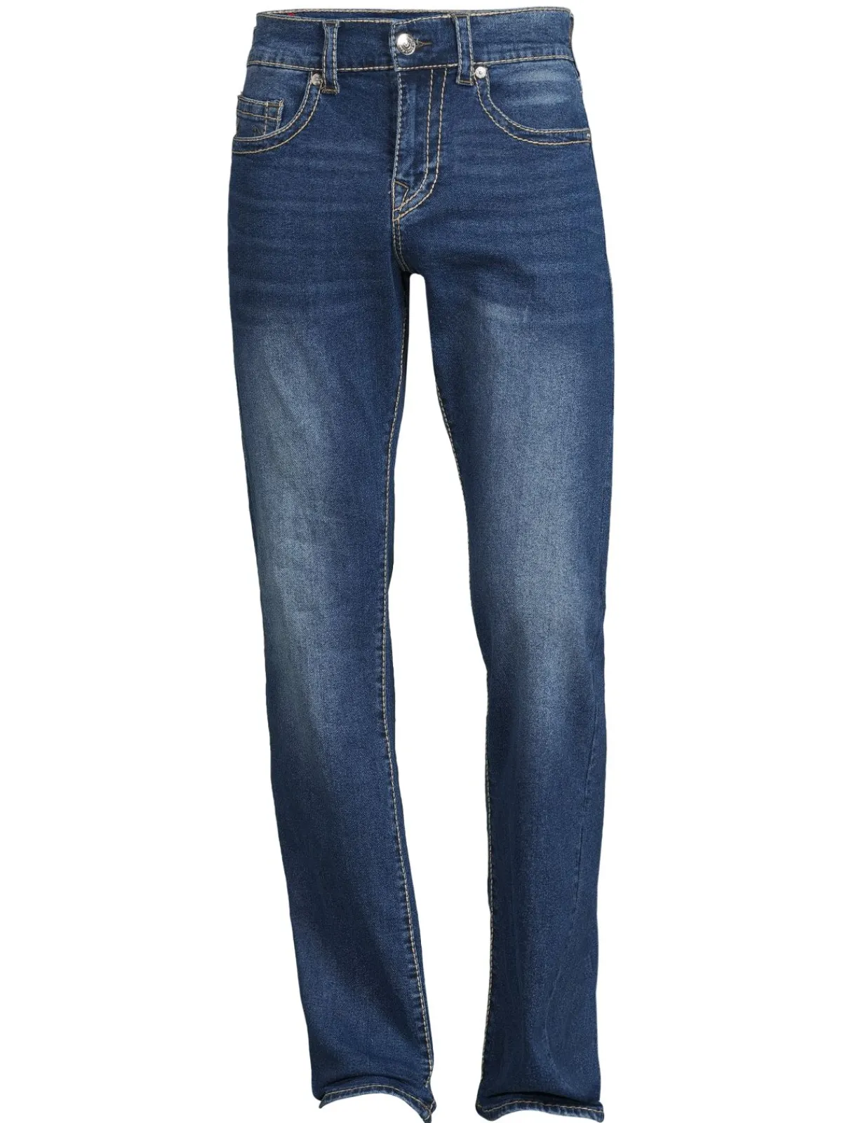 True Religion Jeans|Ricky High Rise Relaxed Straight Jeans Medium Wash