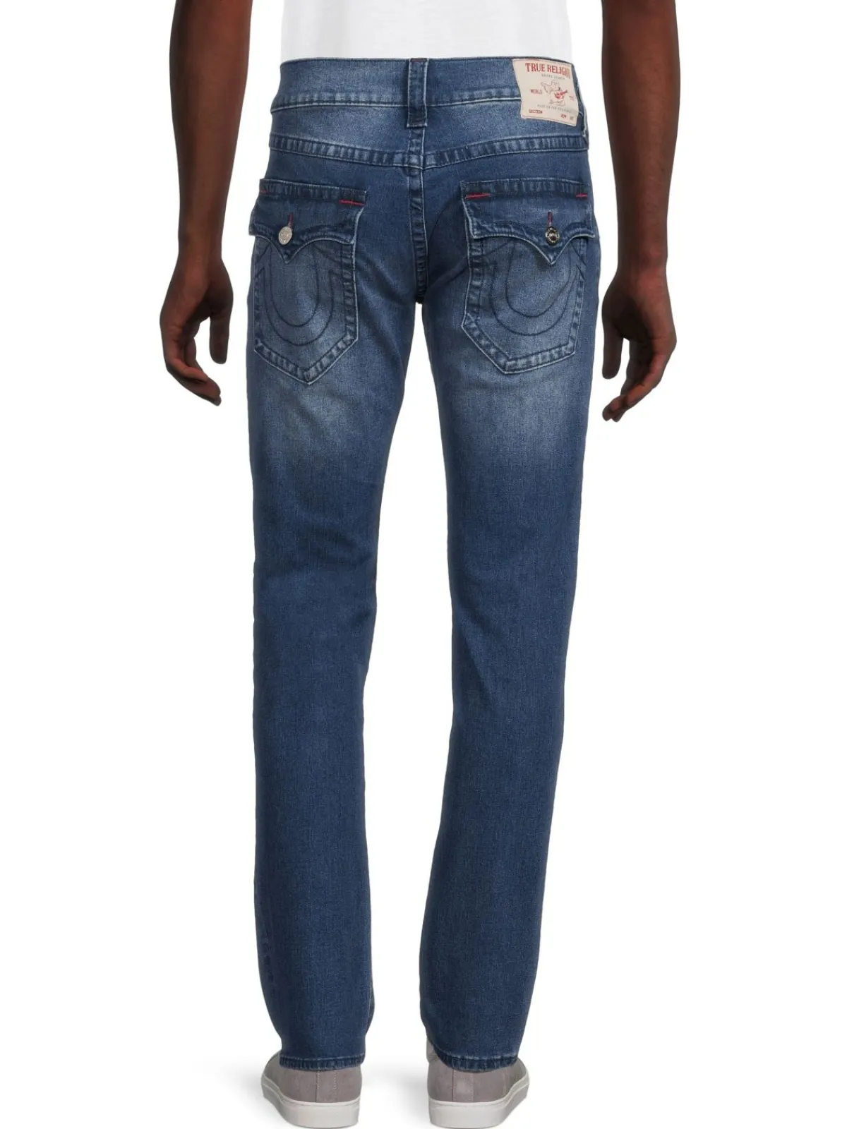 True Religion Jeans|Rocco High Rise Relaxed Skinny Jeans Medium Blue