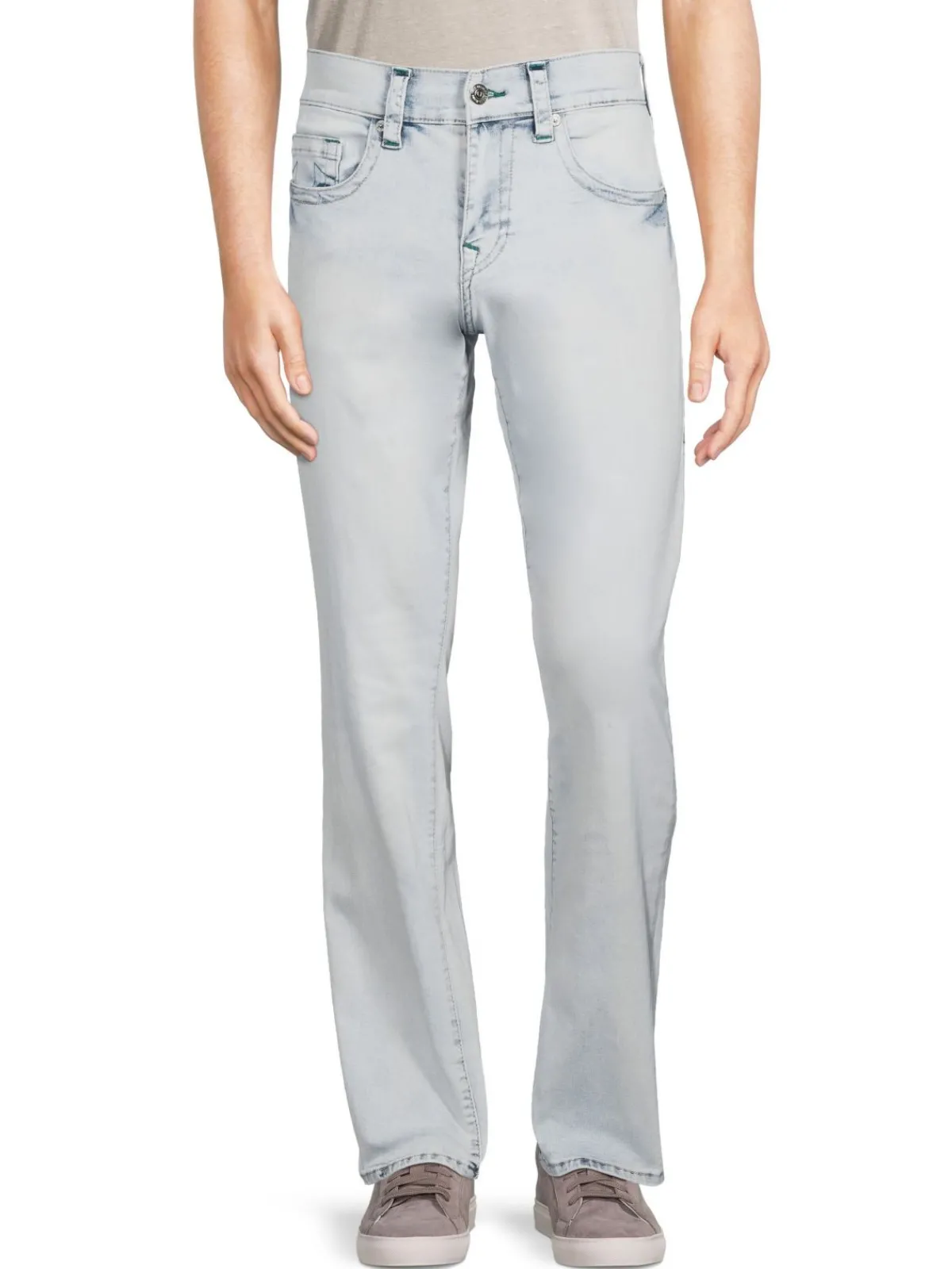 True Religion Jeans|Rocco High Rise Relaxed Skinny Jeans Medium Flame Blue