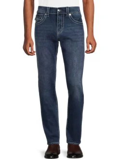 True Religion Jeans|Rocco High Rise Relaxed Skinny Jeans Dark Wash