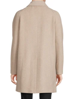 Reiss Coats & Jackets|Root Wool Mini Coat Oatmeal
