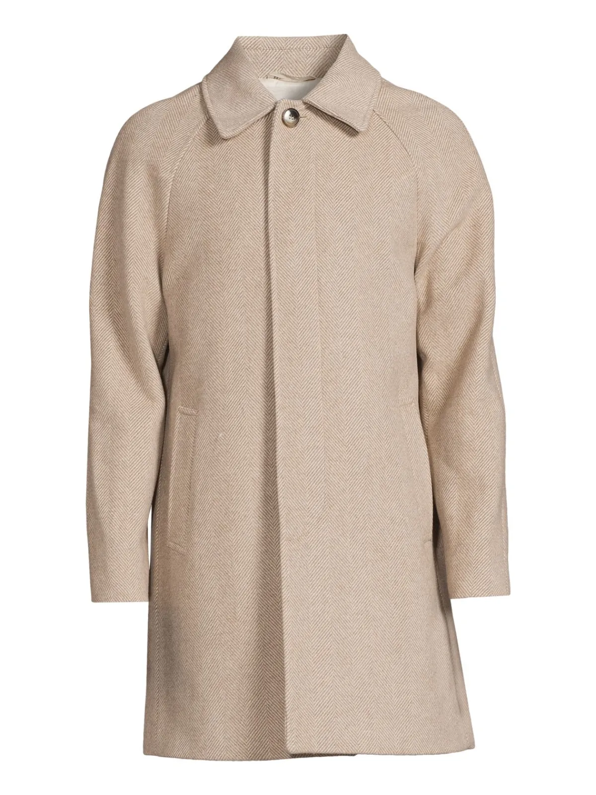 Reiss Coats & Jackets|Root Wool Mini Coat Oatmeal
