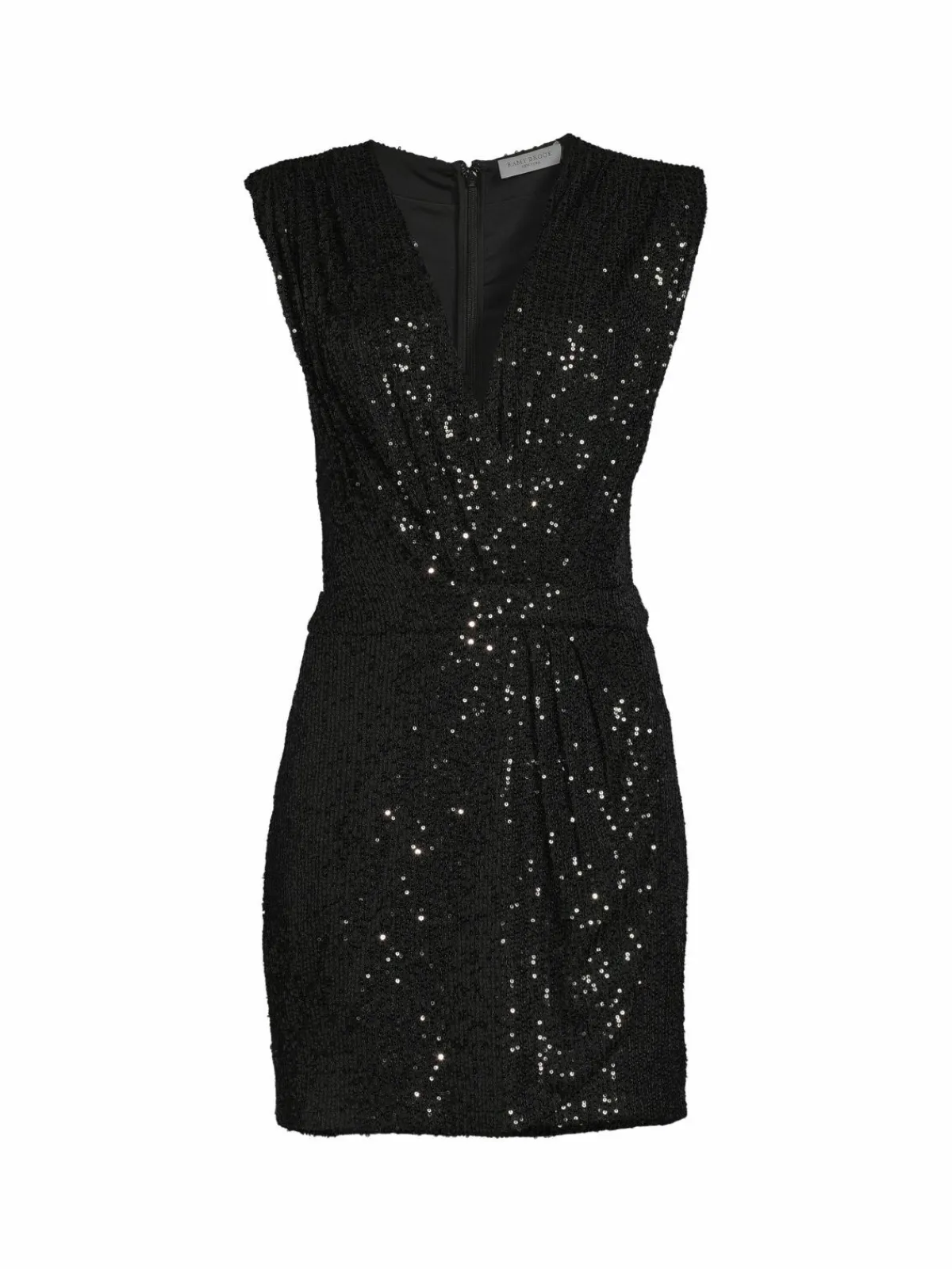 Women Ramy Brook Rosalee Plunging Sequin Mini Dress