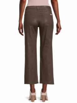 Women Hudson Rosalie High Rise Cropped Wide Leg Jeans