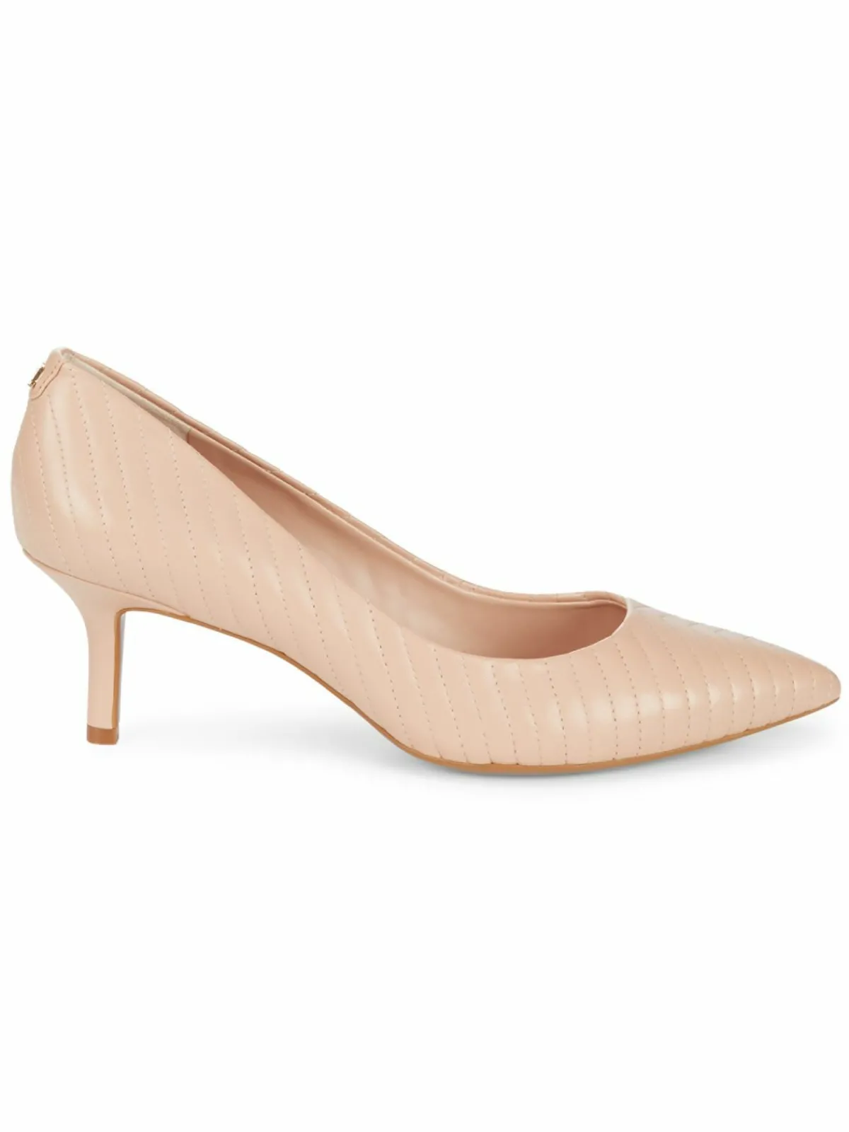 Karl Lagerfeld Paris Rosette Leather Point Toe Pumps