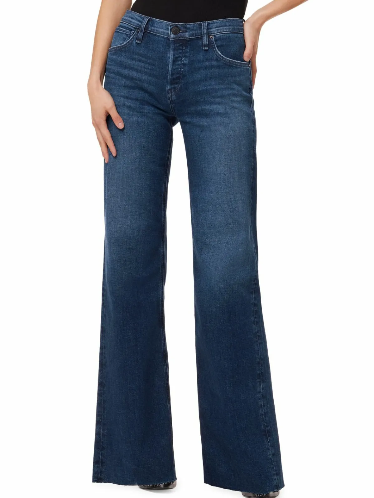 Women Hudson Rosie High Rise Wide Leg Jeans